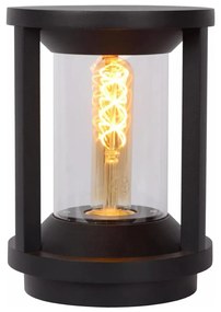 Lucide 15804/22/30 - Kültéri lámpa CADIX 1xE27/15W/230V 22 cm IP65 fekete