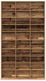 CD Szekrény - Régi Fa - 101x23x177.5 cm - Mérnöki Fa
