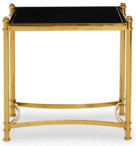 Tárolóasztal üveg asztallappal 50x56 cm Ackley – Premier Housewares