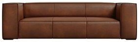 Konyakbarna bőr kanapé 227 cm Madame – Windsor &amp; Co Sofas