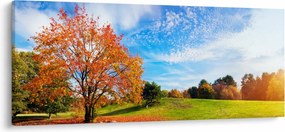 Kép - Őszi táj (120x50 cm)