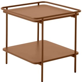 Fém tárolóasztal 45x45 cm Yuba – Unique Furniture