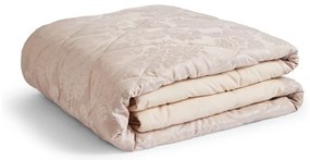 Bézs damaszt steppelt ágytakaró 240x260 cm Damask Jacquard – Catherine Lansfield