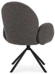 Sötétszürke fotel Dario – Marckeric