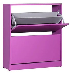 Cipősszekrény 84x73 cm lila