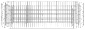 horganyzott vas gabion magaságyás 190 x 50 x 50 cm