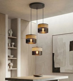 Emibig modern függeszték karbon barna fekete emi1653/3prem
