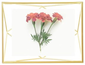 Aranyszínű fém álló-fali képkeret 15x20 cm Prisma – Umbra