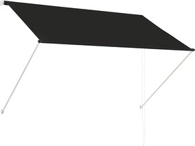 vidaXL feltekerhető antracitszürke napellenző 200 x 150 cm