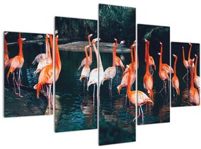 Flamingók csordája (150x105 cm)