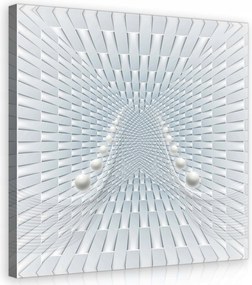 Vászonkép 40x40 Geometrikus tér illúziója skandináv stílusban a nappaliba