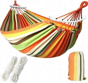 Függőágy Állvánnyal Kerti Napozóágy Erős 2 Személyes Hinta 270x150 200KG WZ9