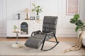 Hintaszék 5 fokozatban állítható,párnázott kivitelben, szürke