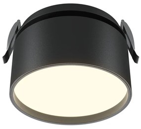 DL024-12W-DTW-B Onda Alumínium Süllyesztett Lámpa Fekete Színű LED 12 W 2200-4000 Kelvin 640 Lumen IP20