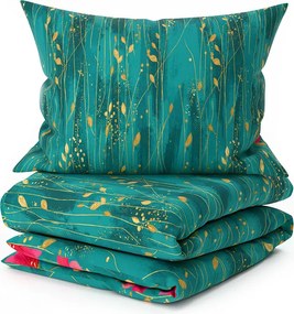 Pamut ágyneműhuzat VIVIDELLE POLY zöld Ágyneműhuzat mérete: 70 x 90 cm | 140 x 200 cm