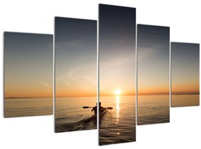 Kép a kenuzók naplementekor (150x105 cm)