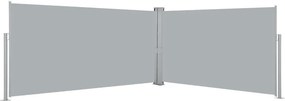 vidaXL összecsukható oldalsó napellenző 160x600 cm szürke