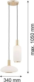 Argon SAGUNTO 896 Függőlámpa 2x15W/E27 IP20