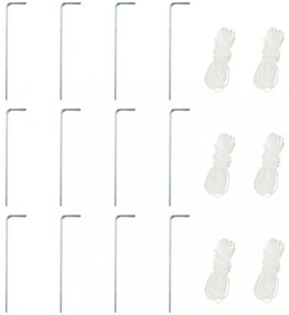 krémfehér hatszögletű felugró pavilon 6 oldalfallal 3,6 x 3,1 m