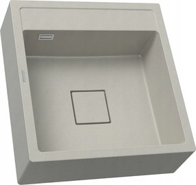 Gránit Mosogató Egymedencés Mosogató Bézs Skandináv Farmer Tavo Szifon