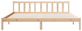 tömör fenyőfa extra hosszú ágykeret matrac nélkül 200 x 210 cm
