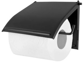 AWD Fekete WC papír tartó