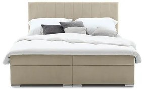 Kárpitozott ágy GRENLAND 160x200 cm Krém