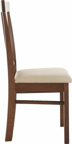 Étkezőszék, dió/bézs, OLEG NEW