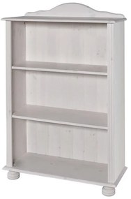 Fehér borovi fenyő könyvespolc 77x116 cm Ella – Støraa