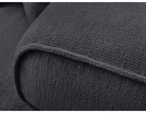 Sötétszürke zsenília kanapé 237 cm Whesley – Bobochic Paris