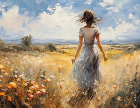 Poszter 65x50cm Nyári szél