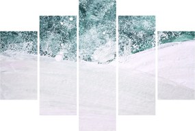 Kép - Türkiz absztrakció (150x105 cm)