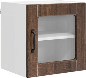 vidaXL Konyhaszekrény polcokkal Barna Tölgy 40 x 31 x 40 cm Faanyag