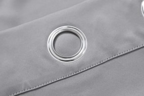 Világosszürke OXFORD függöny 140x270 cm Felfüggesztés: Hullámos sínszalag