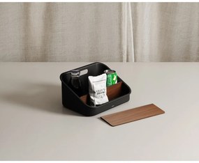 Fekete újrahasznosított műanyag fürdőszobai rendszerező kozmetikumokhoz Bellwood – Umbra