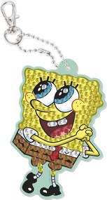SpongyaBob Smile gyémántszemes kulcstartó készítő szett