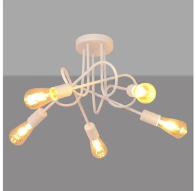 Gyerek mennyezeti lámpa OXFORD 5xE27/15W/230V fehér