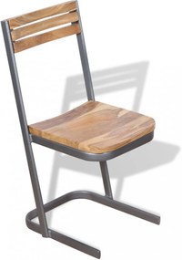 4 db tömör tíkfa étkezőszék