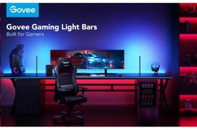 Govee - KÉSZLET 2x Smart Gaming Wi-Fi LED RGBIC Panels + Smart Dual + távirányító