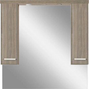 Nerva 105 cm-es tükrös felsőszekrény, Rauna szil