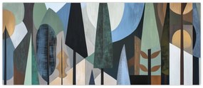 Kép - Természetes geometriai absztrakció II. (120x50 cm)