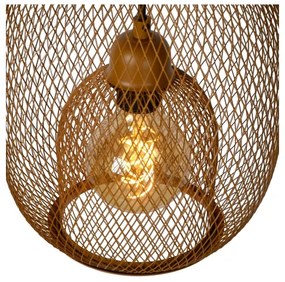 Lucide 78396/01/43 - Csillár zsinóron JERREL 1xE27/40W/230V barna