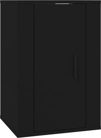 vidaXL fekete falra szerelhető TV-szekrény 40 x 34,5 x 60 cm