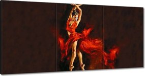 Vászonkép 60x30 Szenvedélyes tánc Nő