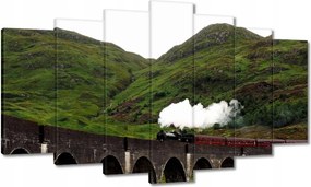 Festmények 140x80 Gőzmozdony híd