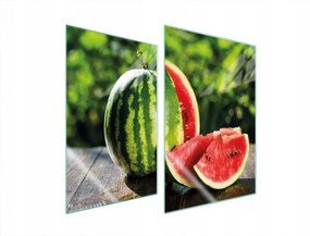 Üveg Konyhai Védőlap 2x35x52 Görögdinnye Edzett Üveg