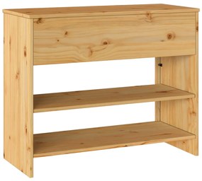 Konzolasztal &quot;DRAMMEN&quot; 89,5x37x73 cm Tömör Fenyő