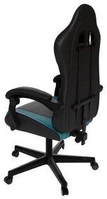 Juskys HyperSeat irodai szék - fekete/türkiz