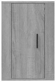 2 db szürke sonoma falra szerelhető TV-szekrény 40x34,5x60 cm