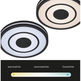 Briloner - LED Dimmelhető mennyezeti lámpa RIPPLE LED/24W/230V 3000-6500K + távirányító